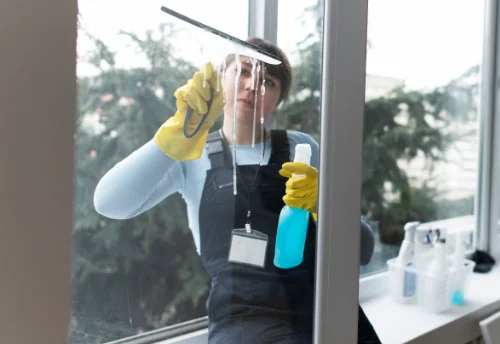 Nettoyage de vitres intérieures et extérieures à Hampigny